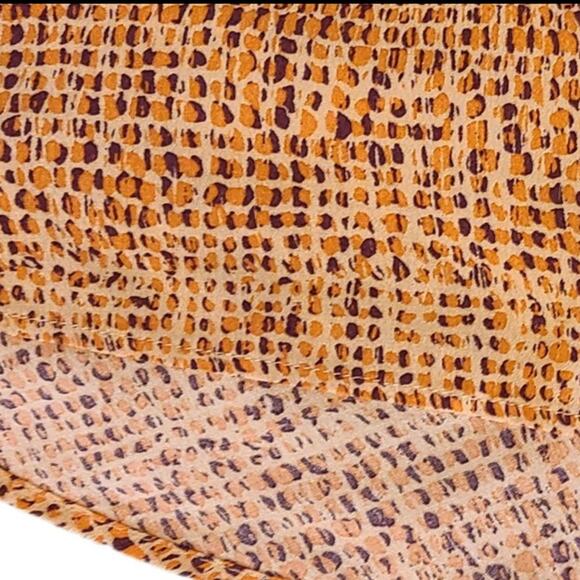 NWT L*Space Ashlyn Skirt Women's Size XL Swim Cover Up Orange Animal Print NEW - Picture 7 of 12